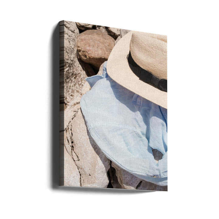 On the Beach - Stretched Canvas, Poster or Fine Art Print I Heart Wall Art