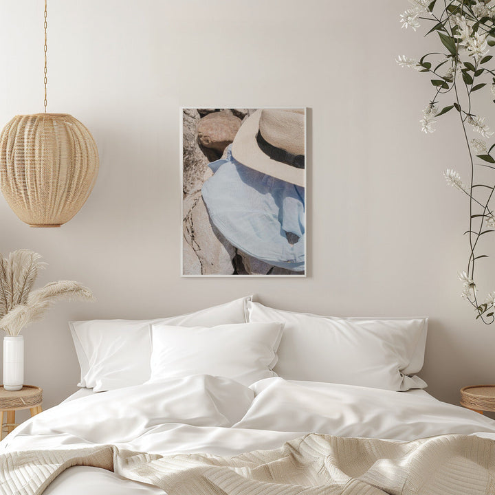 On the Beach - Stretched Canvas, Poster or Fine Art Print I Heart Wall Art