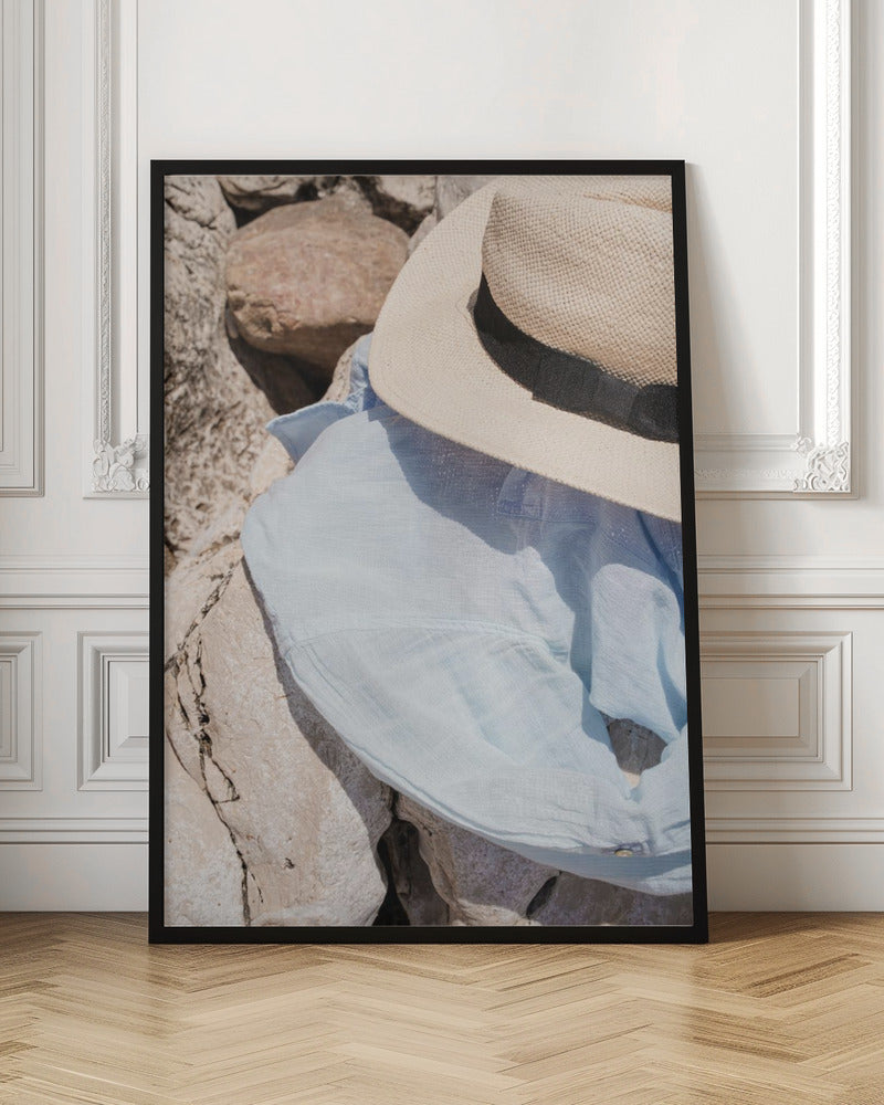 On the Beach - Stretched Canvas, Poster or Fine Art Print I Heart Wall Art