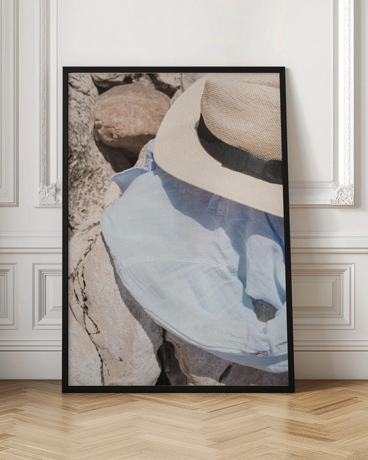 On the Beach - Stretched Canvas, Poster or Fine Art Print I Heart Wall Art