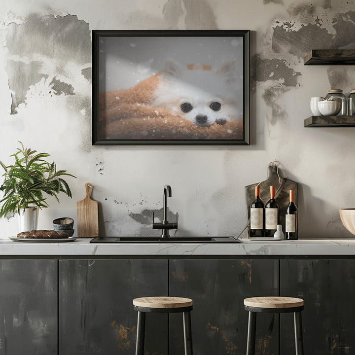 One day in winter - Stretched Canvas, Poster or Fine Art Print I Heart Wall Art