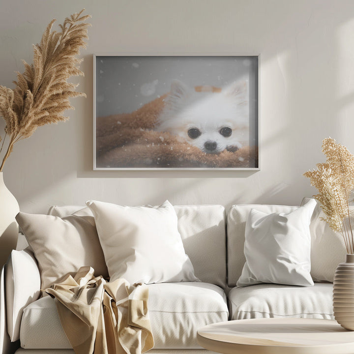 One day in winter - Stretched Canvas, Poster or Fine Art Print I Heart Wall Art