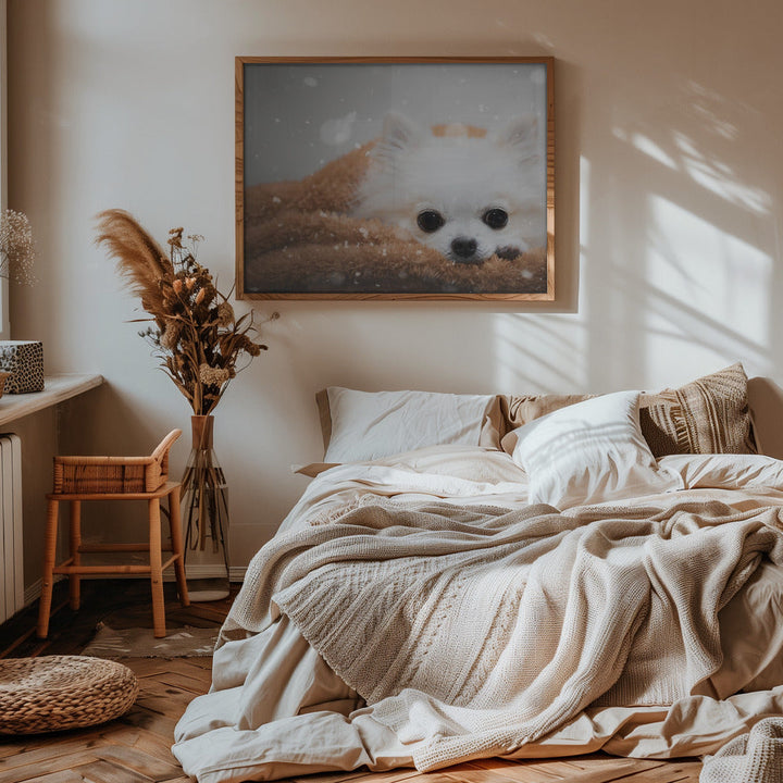 One day in winter - Stretched Canvas, Poster or Fine Art Print I Heart Wall Art
