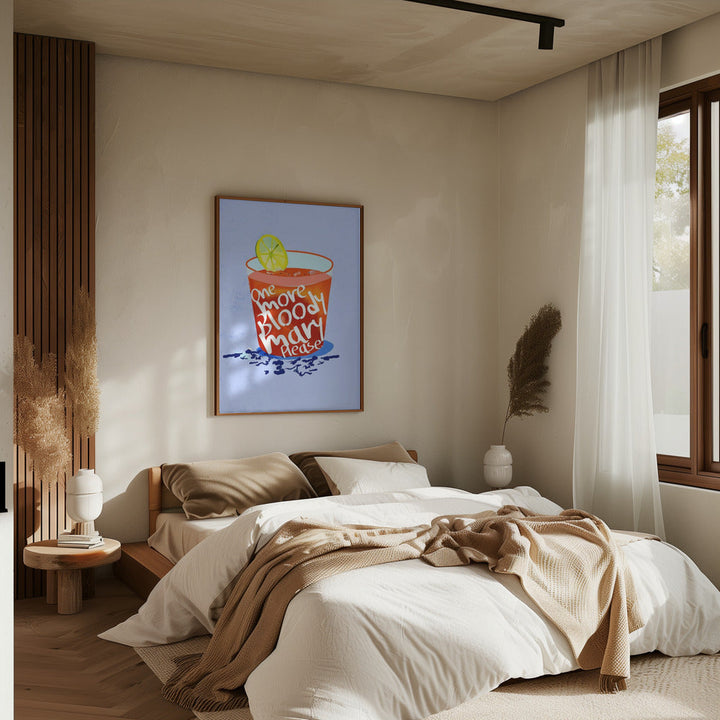One More Bloody Mary Please - Stretched Canvas, Poster or Fine Art Print I Heart Wall Art