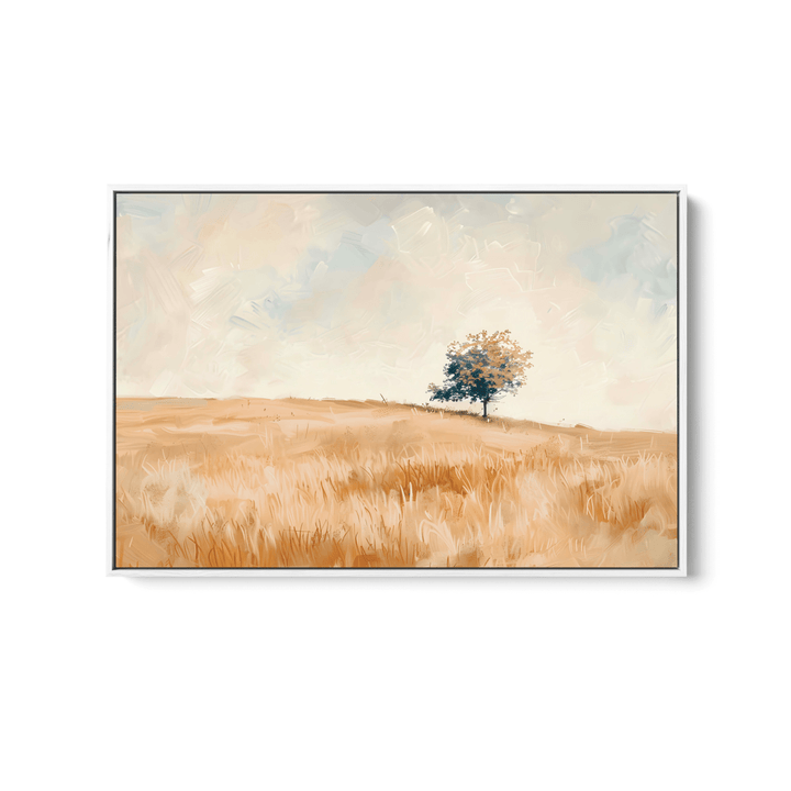 One Tree Plaine - Country Landscape Stretched Canvas or Fine Art Print - I Heart Wall Art - Poster Print, Canvas Print or Framed Art Print