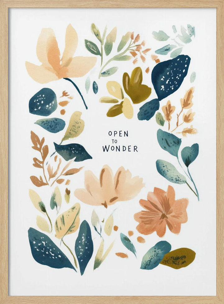 Opentowonder - Stretched Canvas, Poster or Fine Art Print I Heart Wall Art