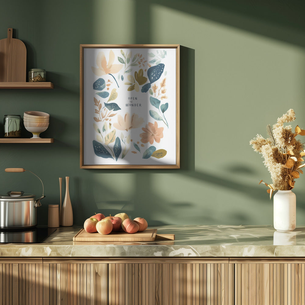 Opentowonder - Stretched Canvas, Poster or Fine Art Print I Heart Wall Art