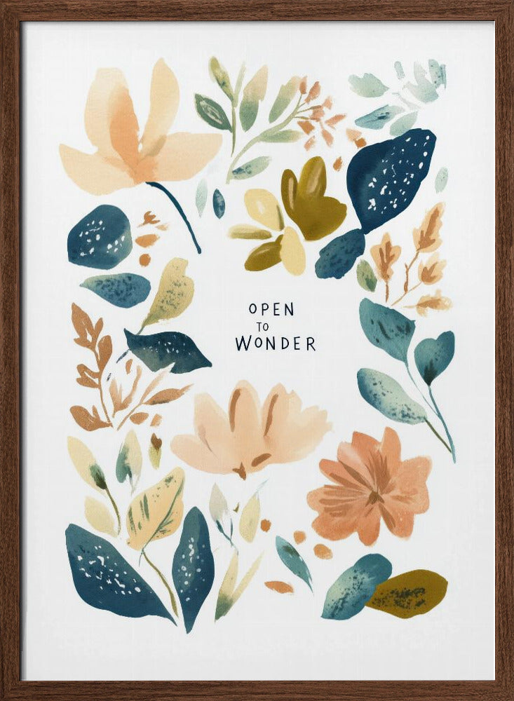 Opentowonder - Stretched Canvas, Poster or Fine Art Print I Heart Wall Art