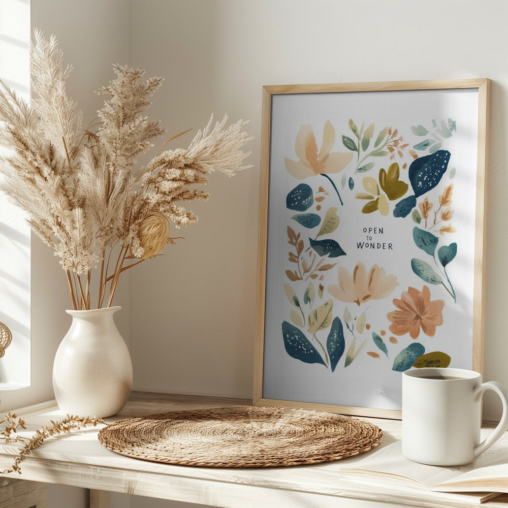 Opentowonder - Stretched Canvas, Poster or Fine Art Print I Heart Wall Art