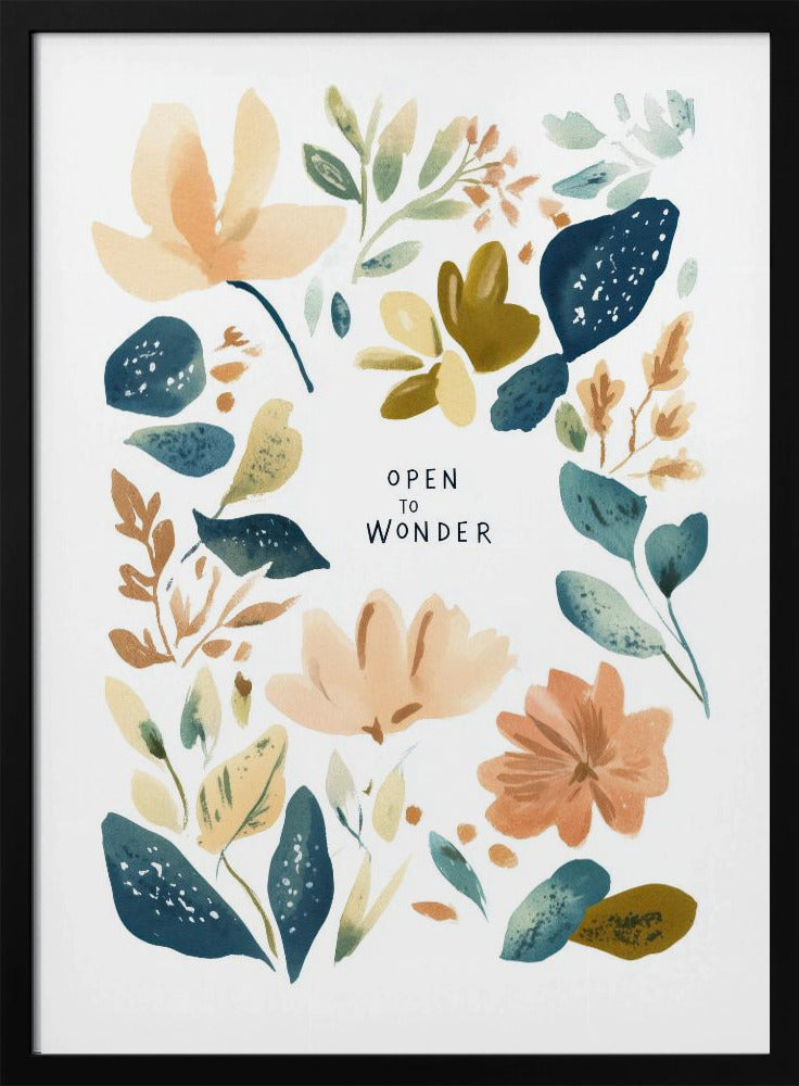 Opentowonder - Stretched Canvas, Poster or Fine Art Print I Heart Wall Art