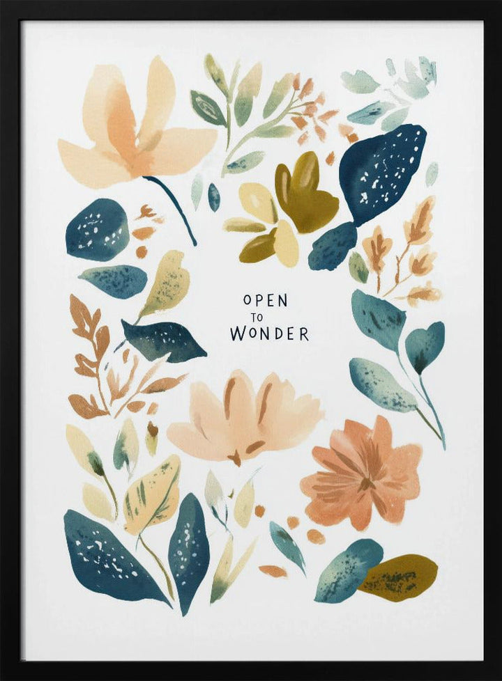 Opentowonder - Stretched Canvas, Poster or Fine Art Print I Heart Wall Art