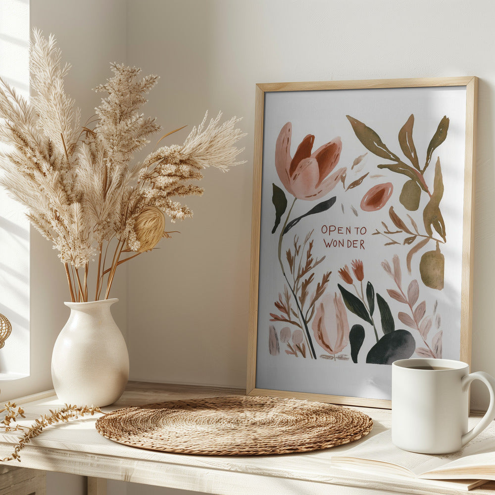 Opentowonderno2 - Stretched Canvas, Poster or Fine Art Print I Heart Wall Art