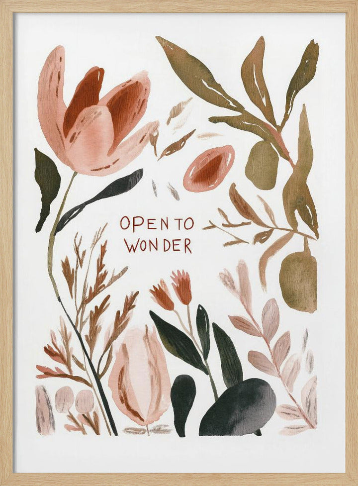 Opentowonderno2 - Stretched Canvas, Poster or Fine Art Print I Heart Wall Art