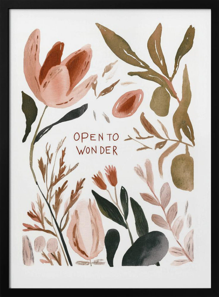Opentowonderno2 - Stretched Canvas, Poster or Fine Art Print I Heart Wall Art