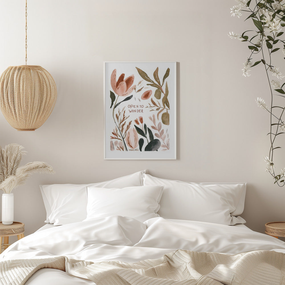 Opentowonderno2 - Stretched Canvas, Poster or Fine Art Print I Heart Wall Art