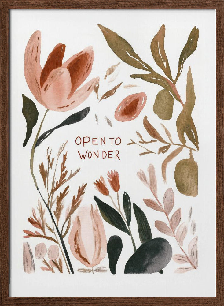 Opentowonderno2 - Stretched Canvas, Poster or Fine Art Print I Heart Wall Art