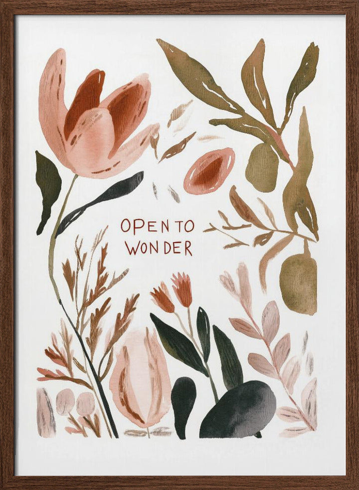 Opentowonderno2 - Stretched Canvas, Poster or Fine Art Print I Heart Wall Art