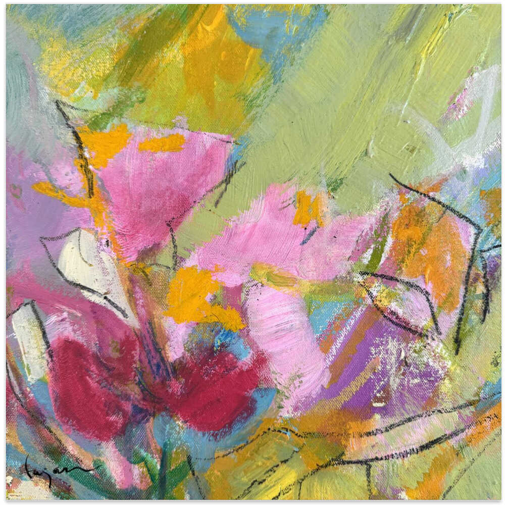 Oracle 6 - Square Stretched Canvas, Poster or Fine Art Print - I Heart Wall Art - Poster Print, Canvas Print or Framed Art Print