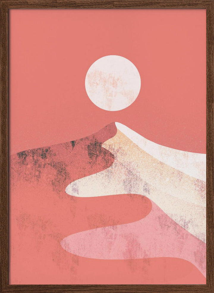 Orange Dune Peak - Stretched Canvas, Poster or Fine Art Print I Heart Wall Art