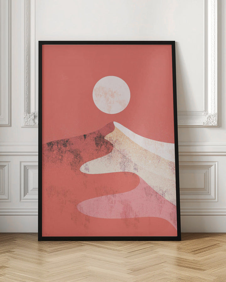 Orange Dune Peak - Stretched Canvas, Poster or Fine Art Print I Heart Wall Art