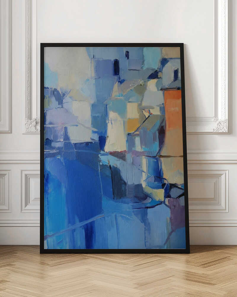 Orange Fortress - Stretched Canvas, Poster or Fine Art Print - I Heart Wall Art - Poster Print, Canvas Print or Framed Art Print