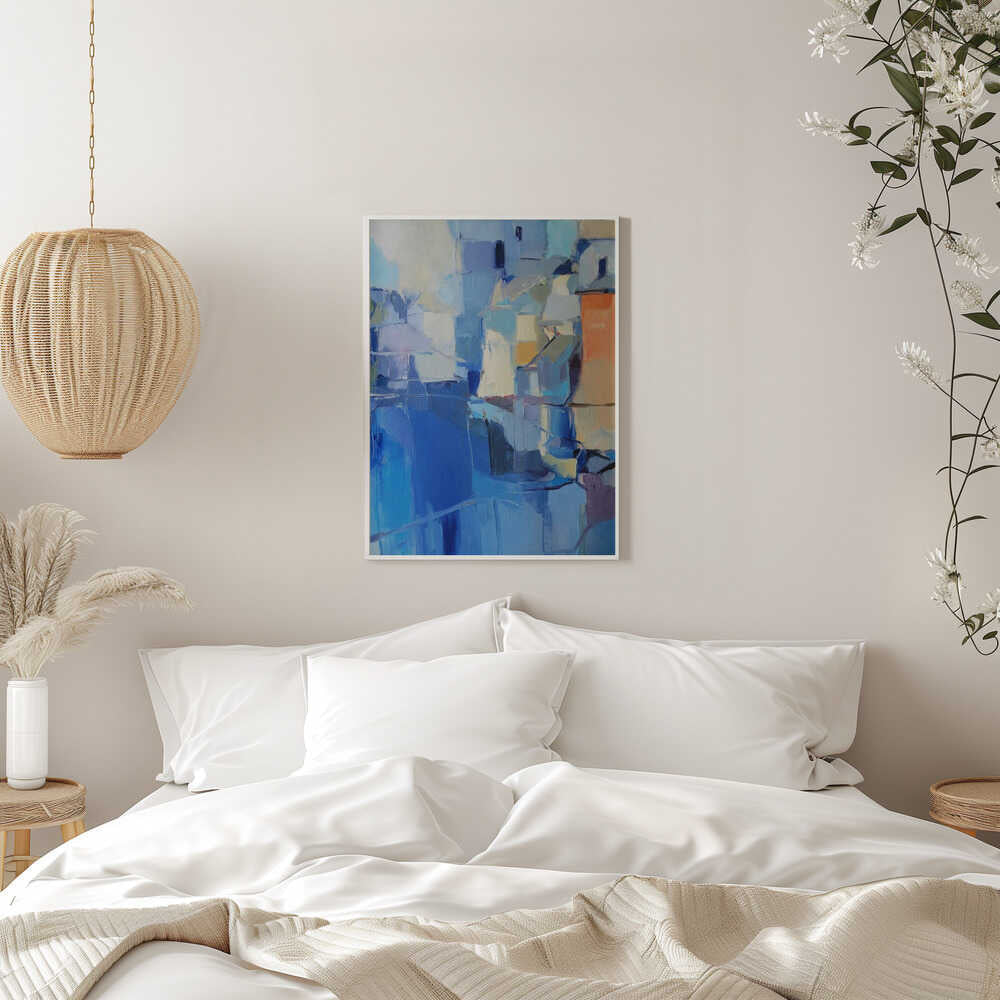 Orange Fortress - Stretched Canvas, Poster or Fine Art Print - I Heart Wall Art - Poster Print, Canvas Print or Framed Art Print