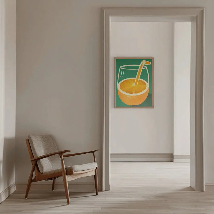 Orange juice - Stretched Canvas, Poster or Fine Art Print I Heart Wall Art