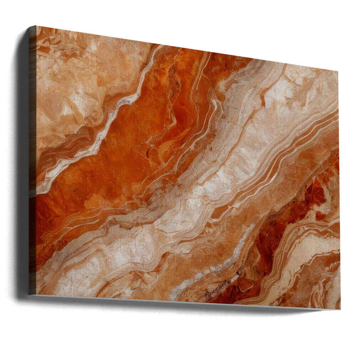 Orange Onyx Layers - Stretched Canvas, Poster or Fine Art Print - I Heart Wall Art - Poster Print, Canvas Print or Framed Art Print