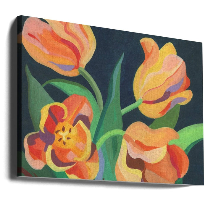 Orange Tulpaner - Stretched Canvas, Poster or Fine Art Print - I Heart Wall Art - Poster Print, Canvas Print or Framed Art Print
