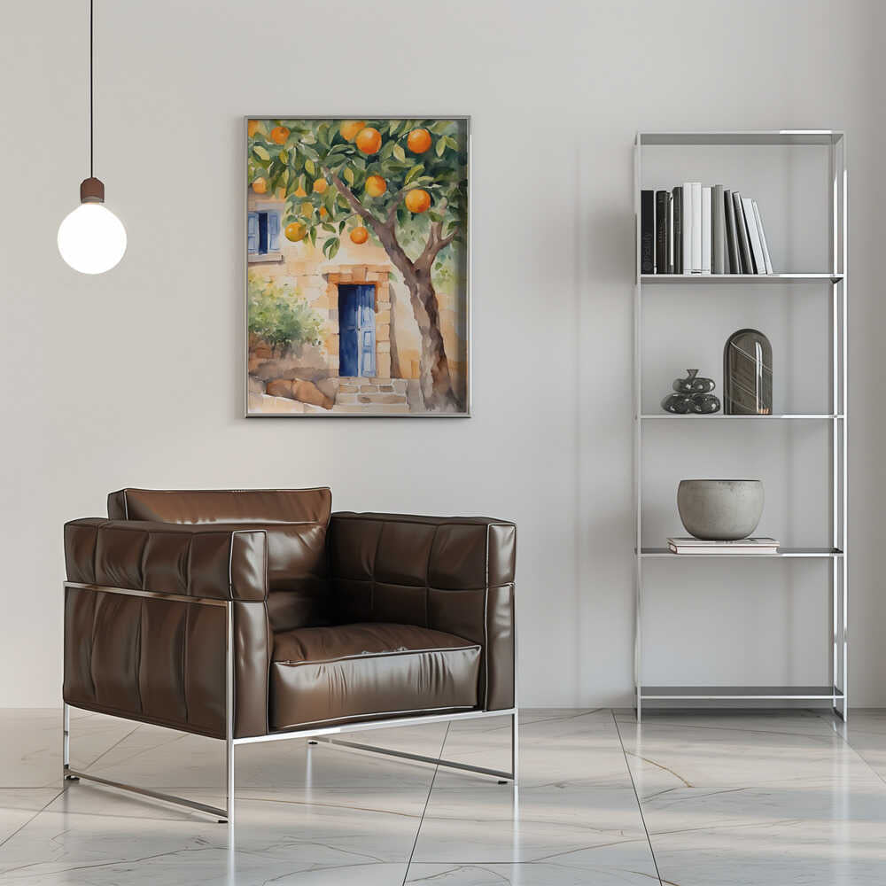 Orangetree - Stretched Canvas, Poster or Fine Art Print - I Heart Wall Art - Poster Print, Canvas Print or Framed Art Print