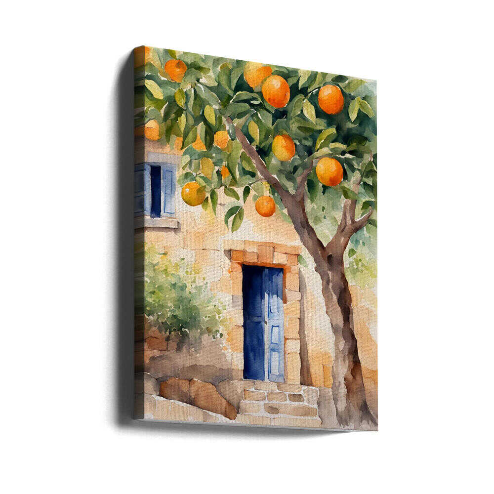 Orangetree - Stretched Canvas, Poster or Fine Art Print - I Heart Wall Art - Poster Print, Canvas Print or Framed Art Print