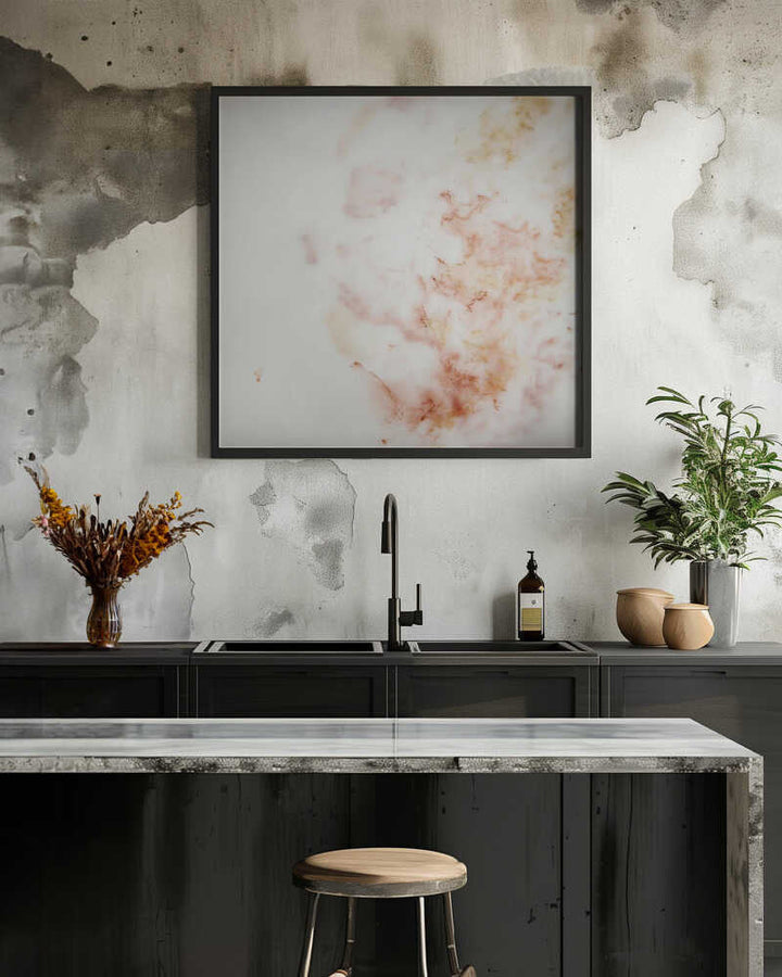 Organic Marble Flow - Square Stretched Canvas, Poster or Fine Art Print - I Heart Wall Art - Poster Print, Canvas Print or Framed Art Print