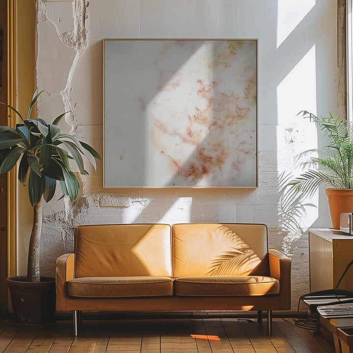 Organic Marble Flow - Square Stretched Canvas, Poster or Fine Art Print - I Heart Wall Art - Poster Print, Canvas Print or Framed Art Print