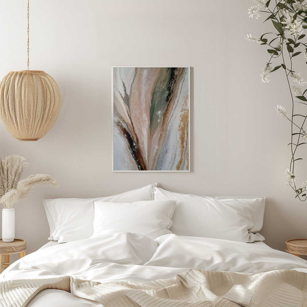 Organic Mineral Flow - Stretched Canvas, Poster or Fine Art Print - I Heart Wall Art - Poster Print, Canvas Print or Framed Art Print