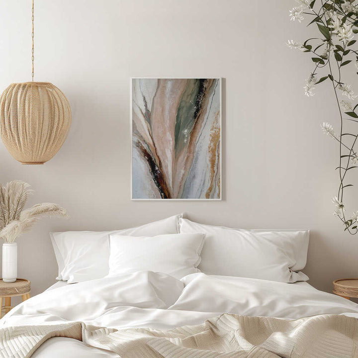 Organic Mineral Flow - Stretched Canvas, Poster or Fine Art Print - I Heart Wall Art - Poster Print, Canvas Print or Framed Art Print