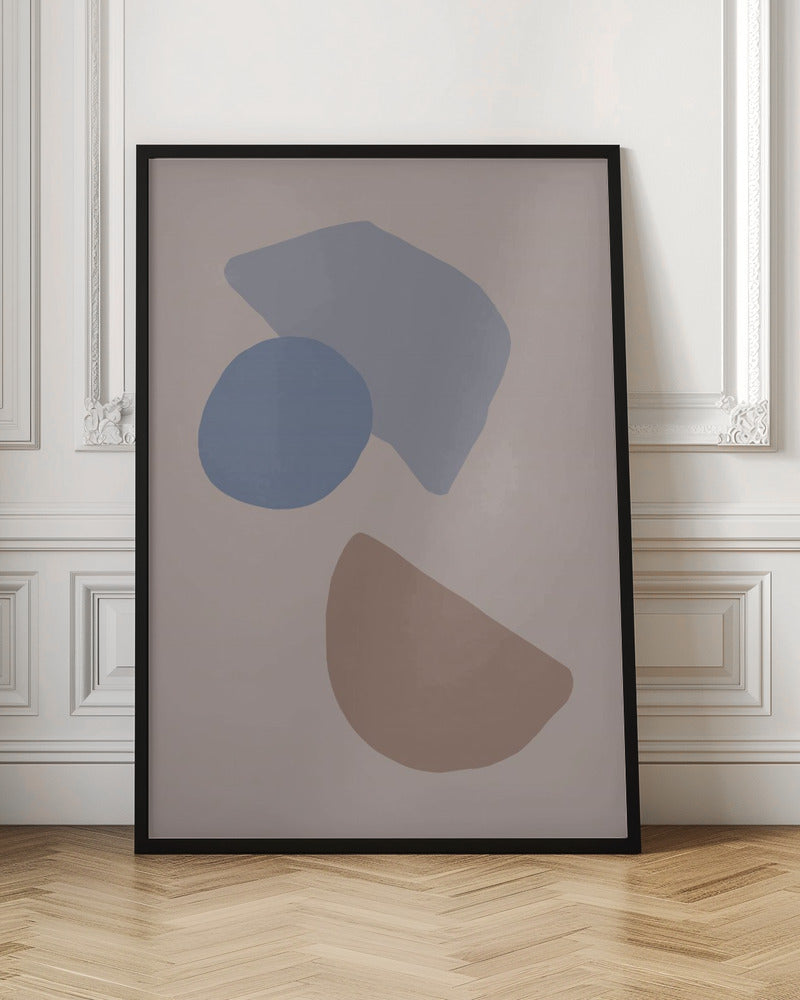 Organic Shapes 03 - Stretched Canvas, Poster or Fine Art Print I Heart Wall Art