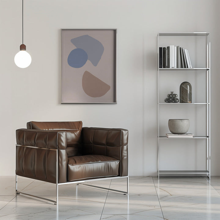 Organic Shapes 03 - Stretched Canvas, Poster or Fine Art Print I Heart Wall Art