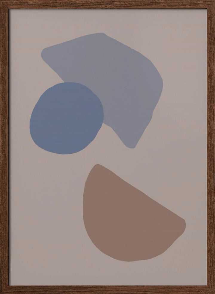 Organic Shapes 03 - Stretched Canvas, Poster or Fine Art Print I Heart Wall Art