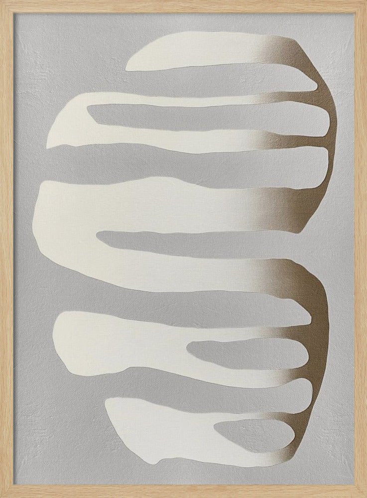Organic Shapes and Neutral Tones - Stretched Canvas, Poster or Fine Art Print - I Heart Wall Art - Poster Print, Canvas Print or Framed Art Print
