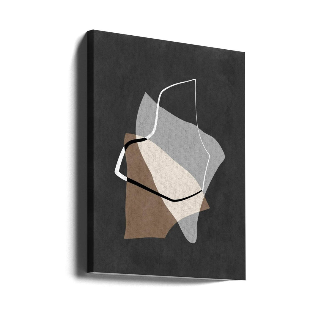 Organic Shapes in Earthy Tones - Stretched Canvas, Poster or Fine Art Print - I Heart Wall Art - Poster Print, Canvas Print or Framed Art Print