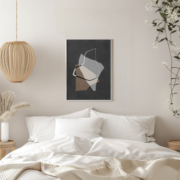 Organic Shapes in Earthy Tones - Stretched Canvas, Poster or Fine Art Print - I Heart Wall Art - Poster Print, Canvas Print or Framed Art Print
