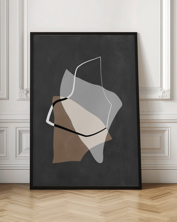 Organic Shapes in Earthy Tones - Stretched Canvas, Poster or Fine Art Print - I Heart Wall Art - Poster Print, Canvas Print or Framed Art Print
