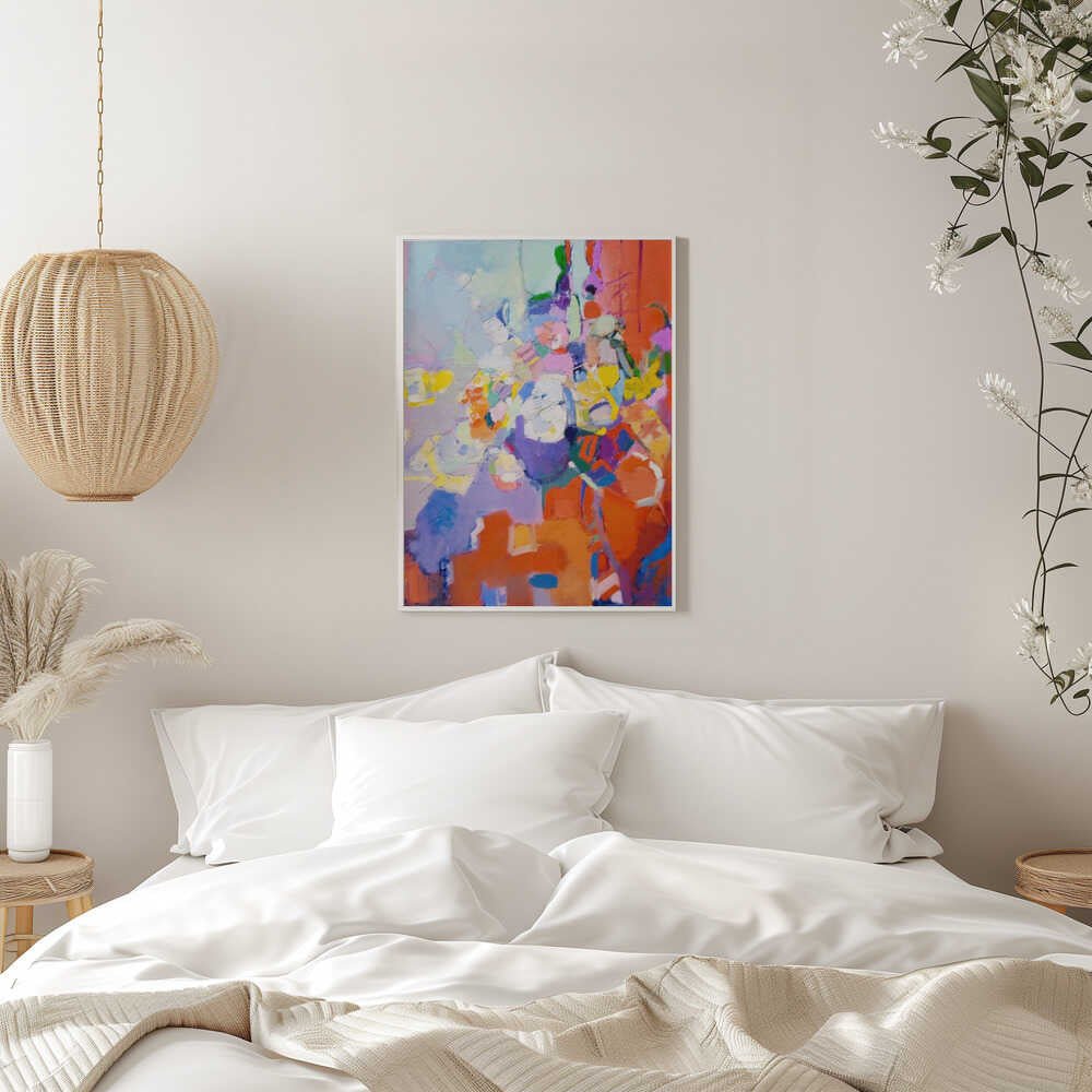 Original Rug - Stretched Canvas, Poster or Fine Art Print - I Heart Wall Art - Poster Print, Canvas Print or Framed Art Print