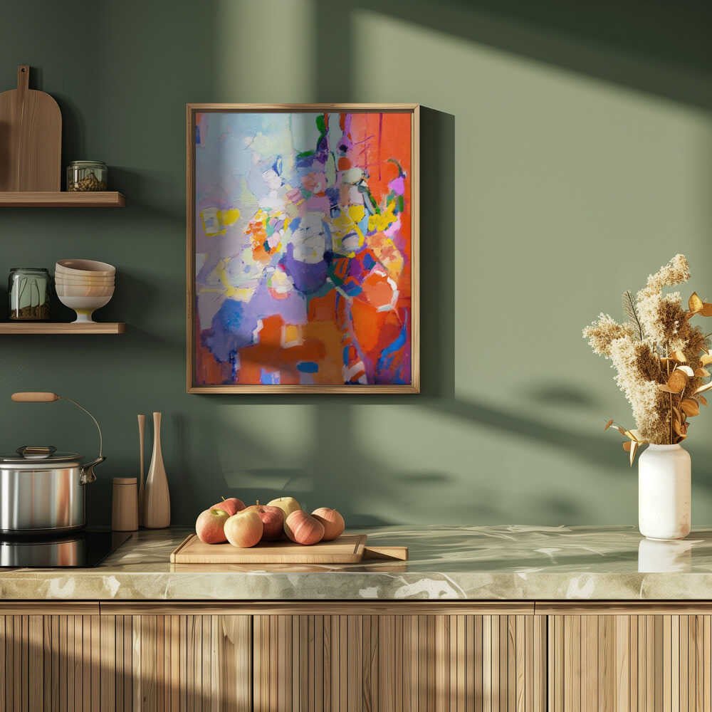 Original Rug - Stretched Canvas, Poster or Fine Art Print - I Heart Wall Art - Poster Print, Canvas Print or Framed Art Print