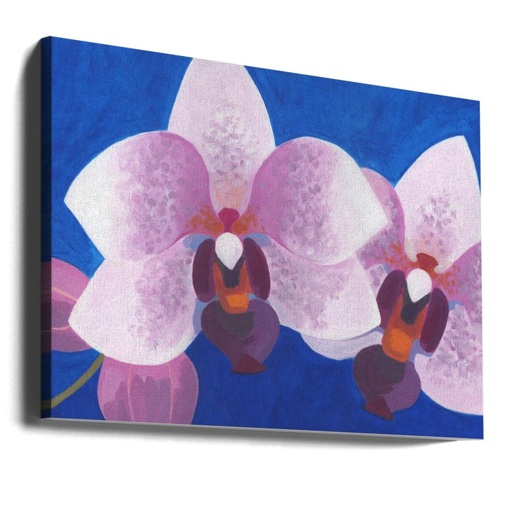 Orkidé blå - Stretched Canvas, Poster or Fine Art Print - I Heart Wall Art - Poster Print, Canvas Print or Framed Art Print