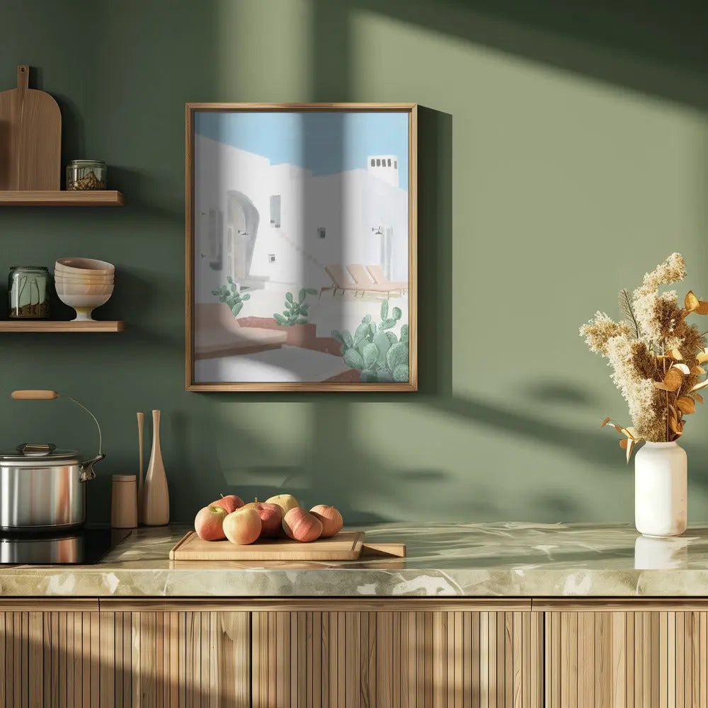 Ostuni - Stretched Canvas, Poster or Fine Art Print I Heart Wall Art