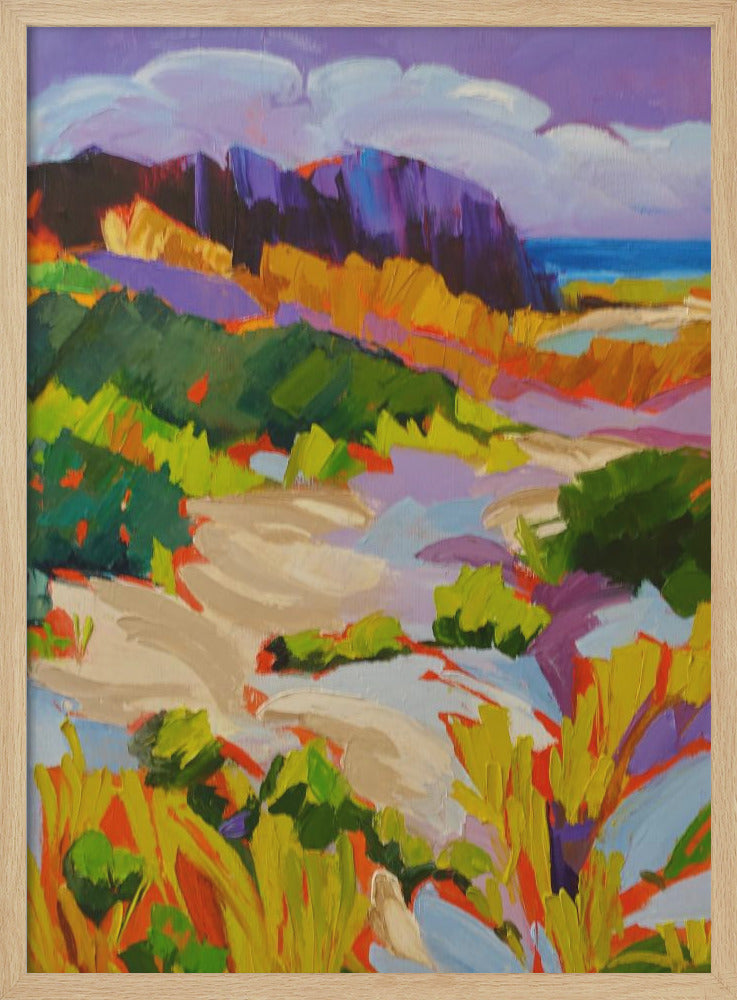 Over the Dunes - Stretched Canvas, Poster or Fine Art Print I Heart Wall Art