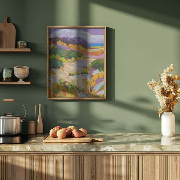 Over the Dunes - Stretched Canvas, Poster or Fine Art Print I Heart Wall Art