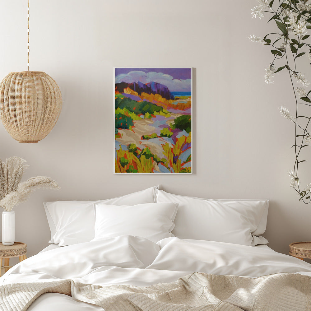 Over the Dunes - Stretched Canvas, Poster or Fine Art Print I Heart Wall Art