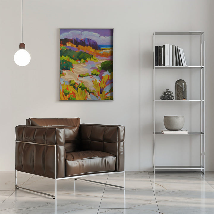Over the Dunes - Stretched Canvas, Poster or Fine Art Print I Heart Wall Art